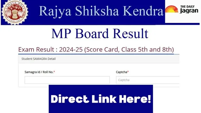 mpresults.nic.in MPBSE Result 2025: MP Board 5th,8th Class Re-Exam Result At rskmp.in, Scorecard Direct Link & More Details Here
