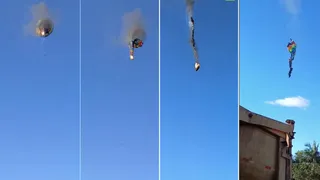Brazil: Eight Killed, 13 Injured After Hot Air Balloon Catches Fire Mid-Air | Horrific Visual Surfaces
