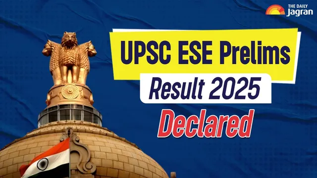 UPSC ESE Prelims Result 2025 Released At upsc.gov.in; Know Steps To Download Scorecard & Get Direct Link Here