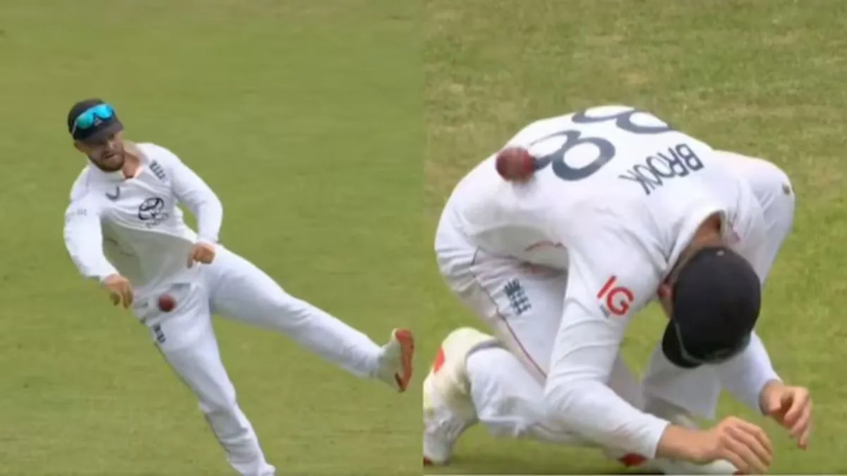 india-national-cricket-team-vs-england-national-cricket-team-match-scorecard-1st-test-ben-ducketts-flat-throw-hits-harry-brook-hard-on-ribs-video-goes-viral-watch