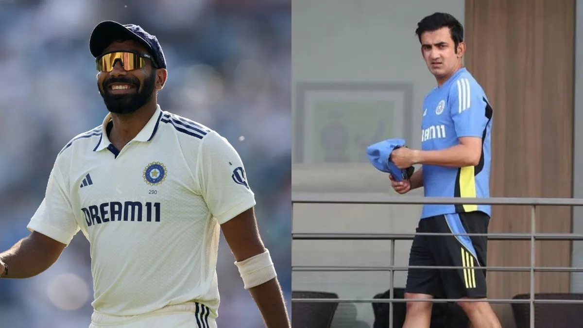 ind-vs-eng-jasprit-bumrah-animated-discussion-with-gautam-gambhir-india-vs-england-match-scorecard-bumrah-dressing-room-video-leeds