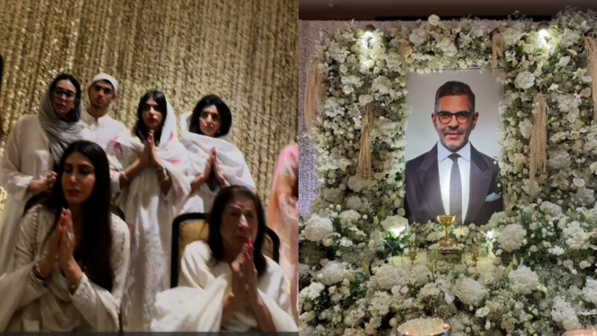 Sunjay Karisma Kapoor And Priya Sachdev Pay Tribute To Sunjay Kapur At Prayer Meet