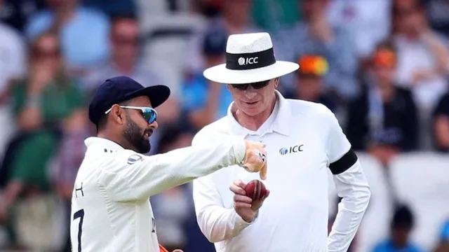 india-national-cricket-team-vs-england-national-cricket-team-match-scorecard-1st-test-rishabh-pant-throws-ball-angrily-after-umpire-declines-ballchange-request-watch