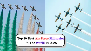 Which Are The Top 10 Air Force Militaries In The World In 2025 By No. Of Aircraft And Air Force Officers?