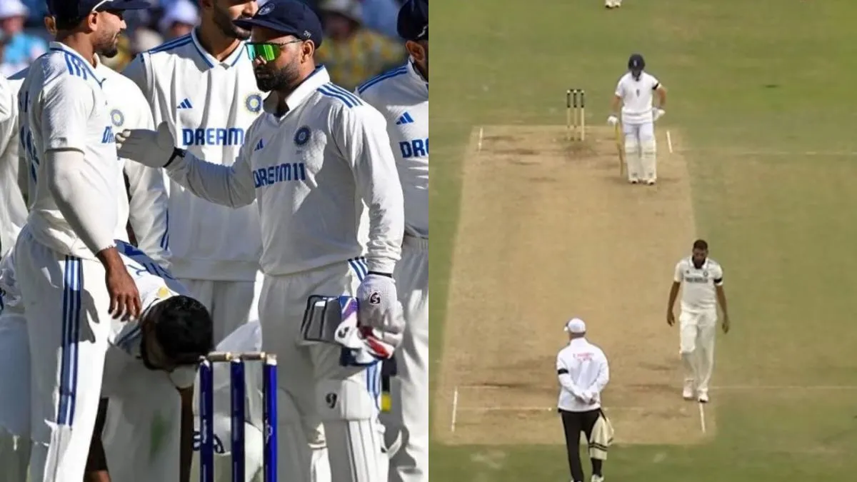 ind-vs-eng-1st-test-rishabh-pant-stump-mic-chat-viral-video-mohammed-siraj-england-cricket-team-score-leeds-test-updates