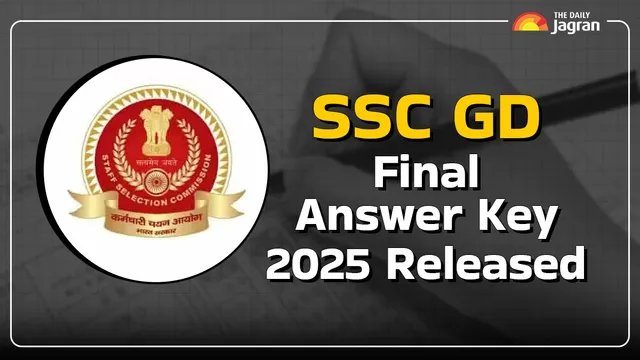SSC GD Final Answer Key 2025 OUT; SSC Release Response Sheet At ssc.gov.in, Know Steps To Download & Direct Link Here