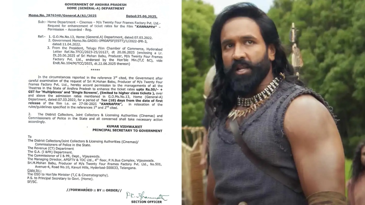 Kannappa Ticket Prices HIKED