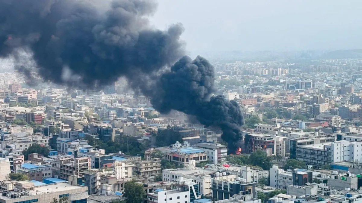 noida-massive-fire-breaks-out-at-sector-2-private-firm-dousing-op-underway-watch-uttar-pradesh-news