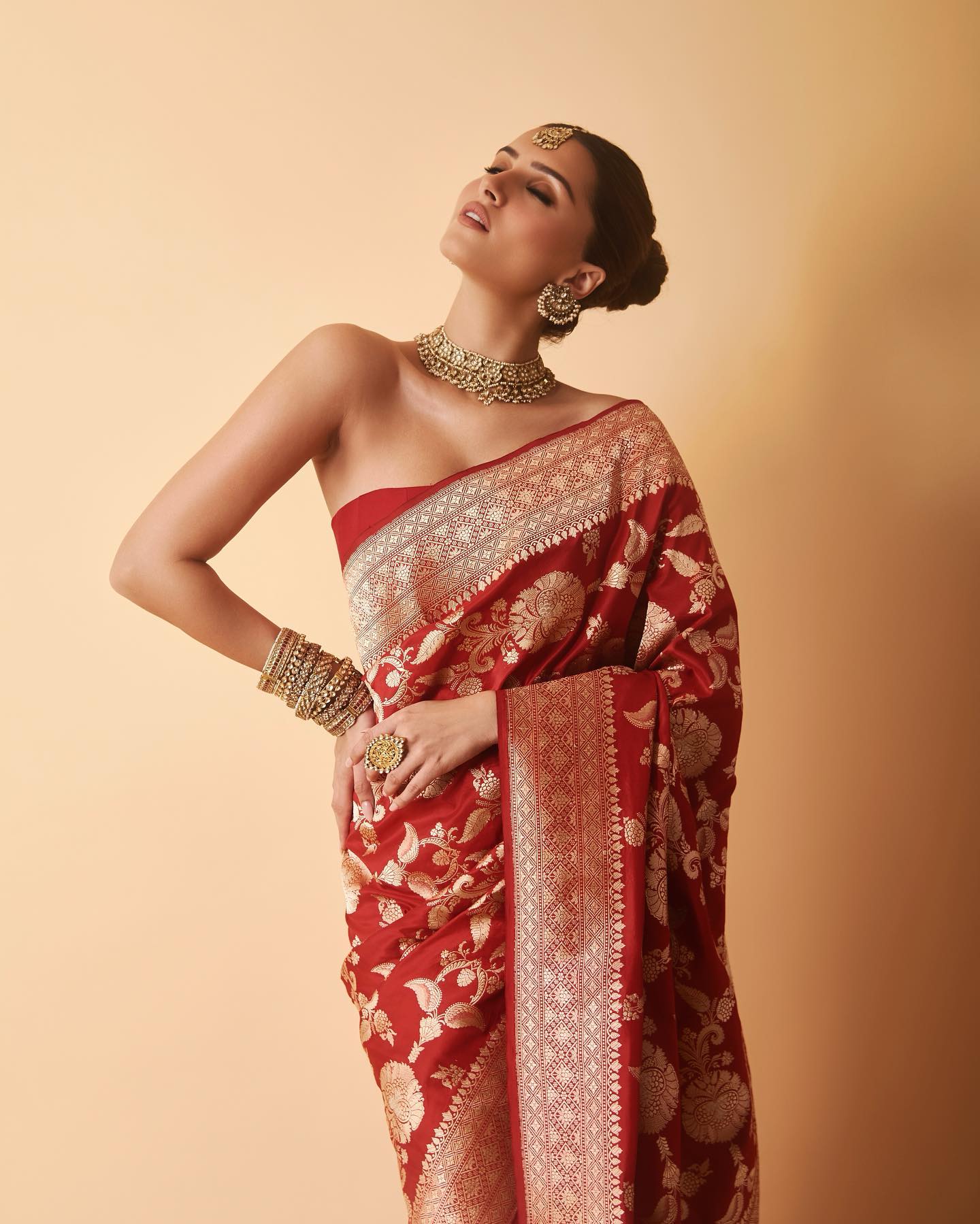 tara sutaria banarasi saree