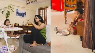 'I Don’t Practice Idiotic Things': Bengaluru Mom Schools Internet After Video Shows Househelp’s Son Eating On The Floor