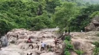 Watch: Six Women Rescued Just In Time After Slipping At Bihar’s Languriya Waterfall