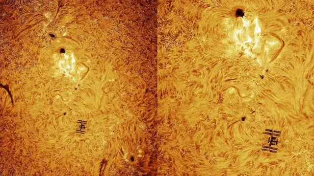 us-photographer-captures-stunning-image-of-iss-crossing-the-sun-amid-erupting-solar-flares-see-pics