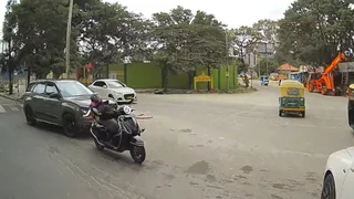 Bengaluru SUV Driver Knocks Down Woman On Scooter In Broad Daylight As Shocking Dashcam Video Goes Viral
