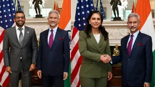 Jaishankar's Powerpack Diplomacy In US: Meets FBI Chief Kash And Spy Chief Tulsi, Gets Thumbs Up For US-India Counter-Crime Collab
