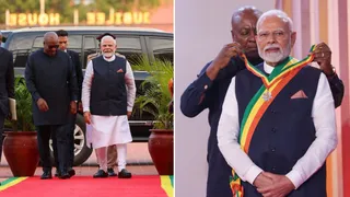 PM Modi's Ghana Visit: Gets Highest National Honour, 4 MoUs Signed, Trade Doubled, UPI Expansion | 7 Key Points