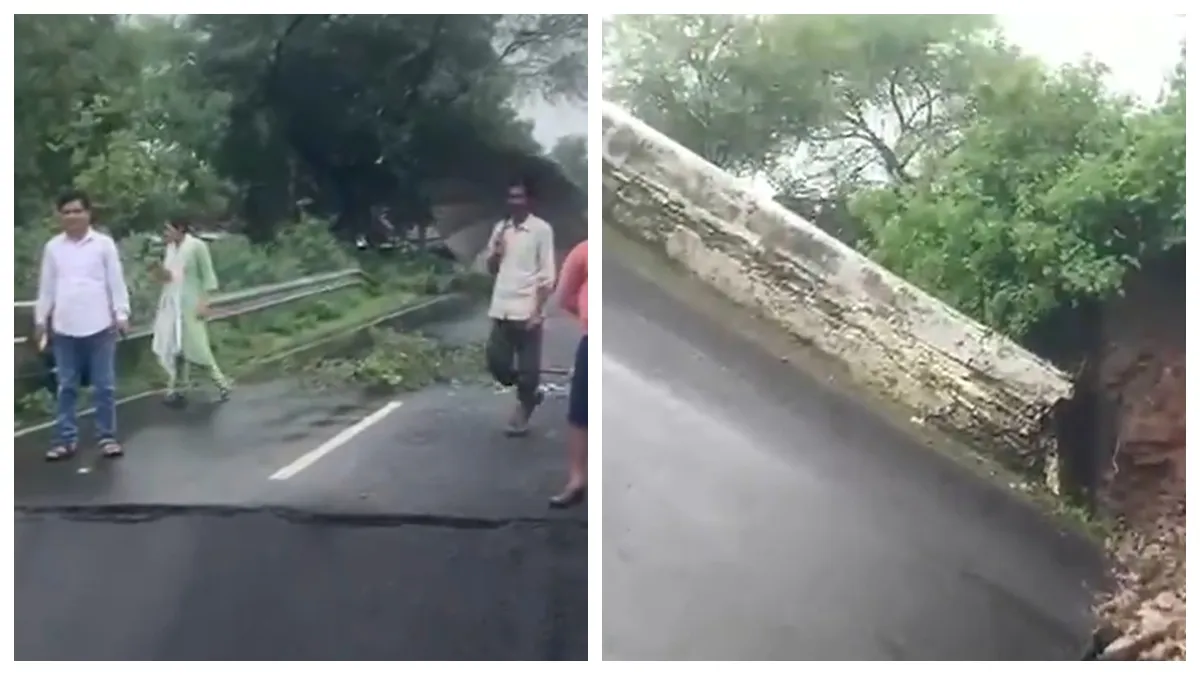 mp-bridge-on-narsinghpur-hoshangabad-highway-collapses-amid-heavy-rains-vehicular-movement-diverted-video