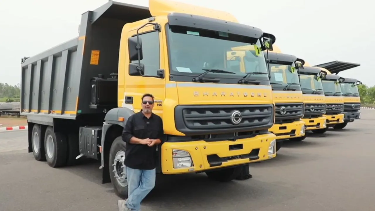 bharatbenz-hx-and-torqshift-mining-and-construction-series-trucks-watch-video-review