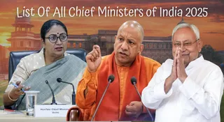 List Of Current Chief Ministers Of Indian States 2025