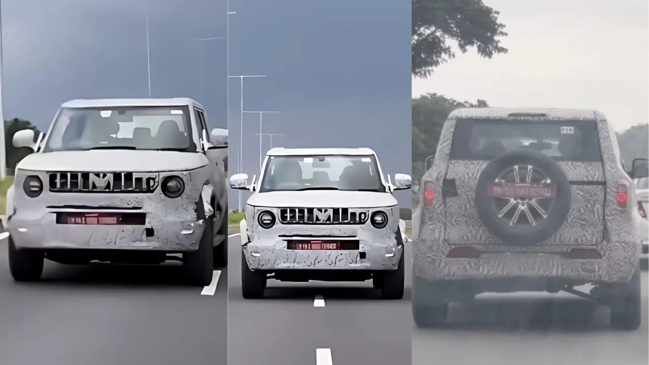 watch-mahindra-bolero-facelift-spotted-testing-again-new-design-details-revealed