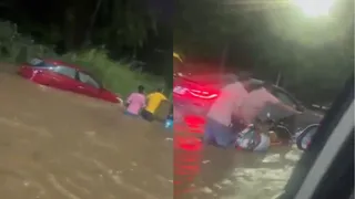 Heavy Rain Floods Delhi NCR As Gurgaon Roads Face Waterlogging And Cars Get Stuck In Viral Video