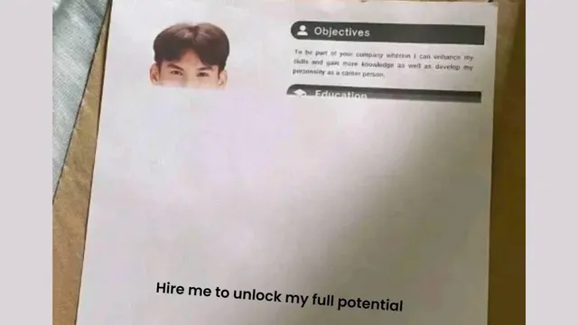 job-seekers-half-printed-resume-goes-viral-for-genius-punchline-hire-me-to-unlock-full-potential