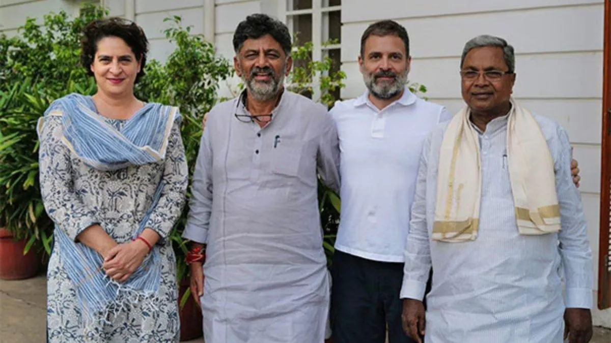 karnataka-leadership-row-siddaramaiah-meets-rahul-gandhi-shivakumar-meets-priyanka-amid-powersharing-talks