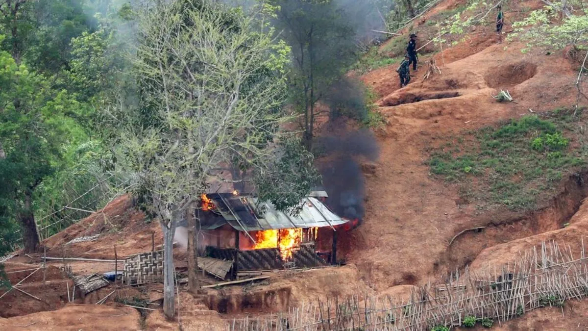 myanmar-airstrike-on-lin-ta-lu-village-village-kills-many-people-junta-military-aeiral-attack