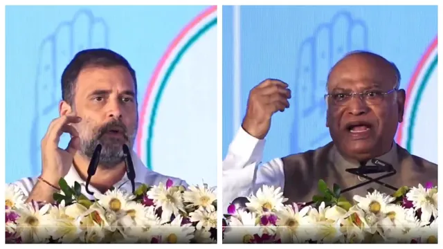 kharge-rahul-attack-bjp-at-odisha-event-saffron-party-attempting-to-omit-secularism-socialism-from-constitution