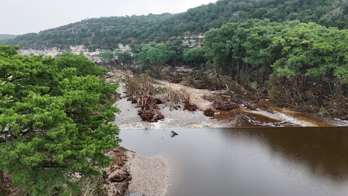 Flood in texas