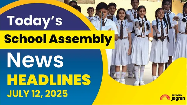 Today's School Assembly News Headlines July 12, 2025: Indian Army Launches ‘Operation SHIVA 2025, Shubhanshu Shukla's Earth Return & Other Top News Here..