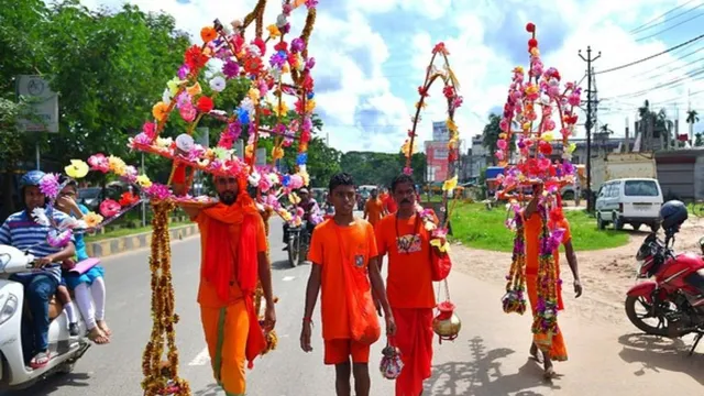 kanwar-yatra-2025-oneway-traffic-begins-on-prayagrajvaranasi-road-heavy-vehicle-ban-till-aug-9-alternate-routes