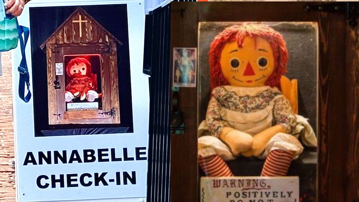 Haunted Annabelle Doll Makes Eerie Appearance At Gettysberg Orphanage During 'Devils On The Run' Tour | Photos