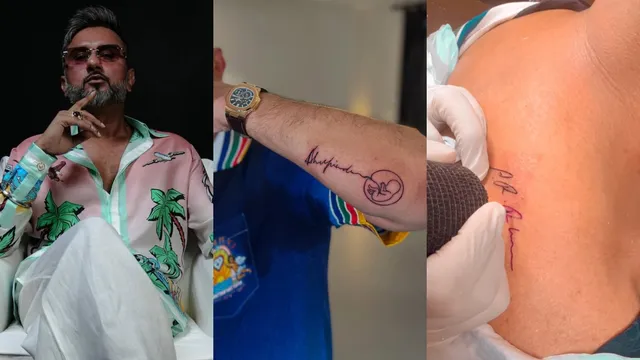 honey-singh-gets-his-first-three-tattoos-paying-tribute-to-mother-and-ar-rahman-reveals-second-one-is-personal