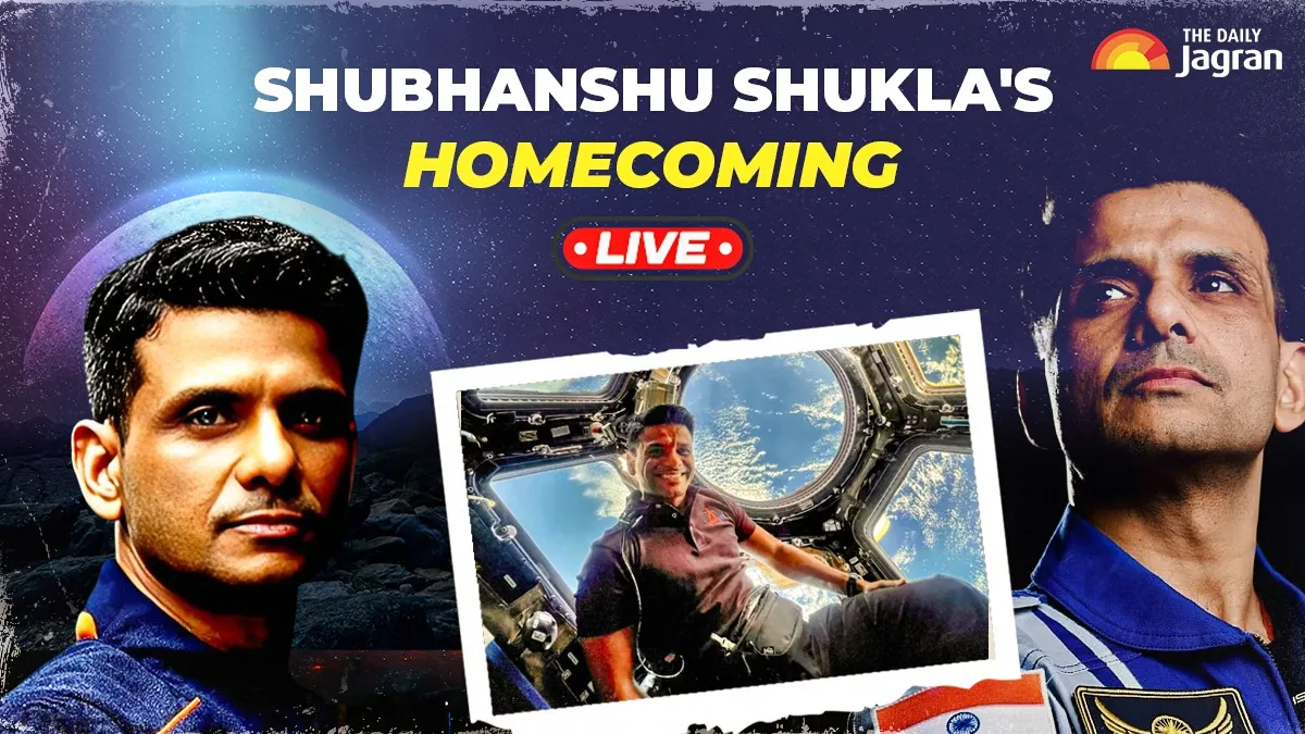 Shubhanshu Shukla's Homecoming Live Updates: 'Shux' Space Sojourn Ends, Ax-4 Crew Splashes Down In Pacific Ocean