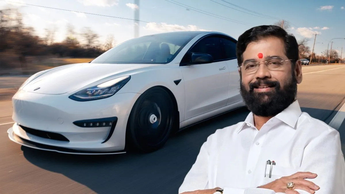 maharashtra-dy-cm-eknath-shinde-drives-tesla-model-y-watch-video