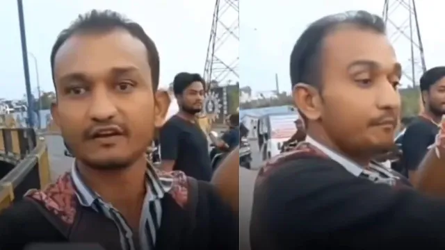 gaadi-mein-bomb-hai-thief-makes-bizarre-claim-after-being-caught-stealing-car-viral-video