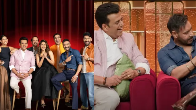 ajay-devgn-roasts-ravi-kishan-on-kapil-sharmas-show-for-touching-wifes-feet-before-sleeping-neta-ke-haath-mein