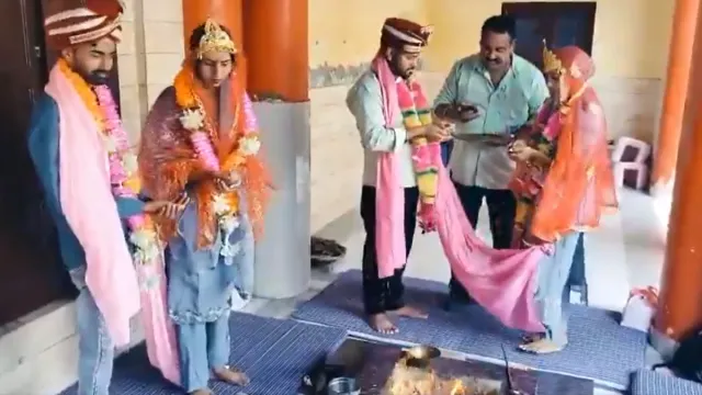 moradabad-2-muslim-girls-marry-their-hindu-lovers-at-arya-samaj-temple-accept-sanatan-dharma-amid-conversion-row