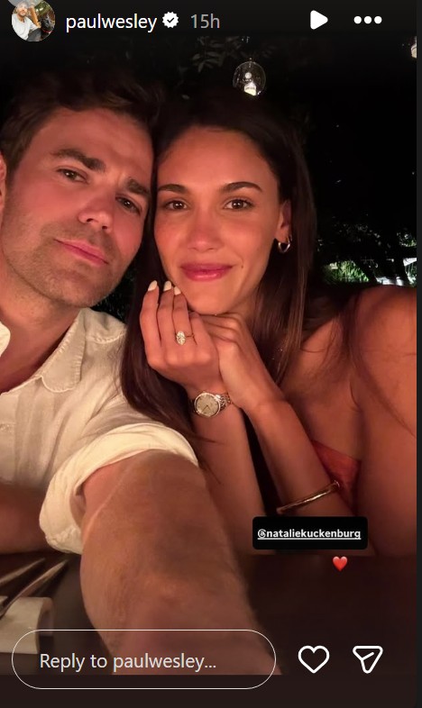 Paul Wesley engaged