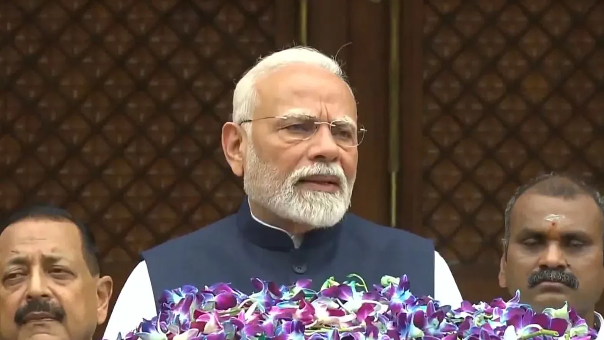 parliament-monsoon-session-india-flag-hoisted-at-iss-pm-modi-highlights-growing-presence-in-space-exploration-in-space