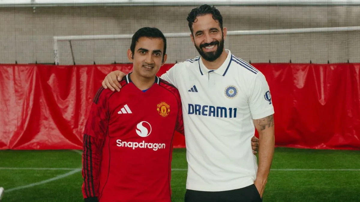 gautan-gambhir-instagram-story-with-ruben-amorim-sparks-buzz-after-india-manchester-united-encounter