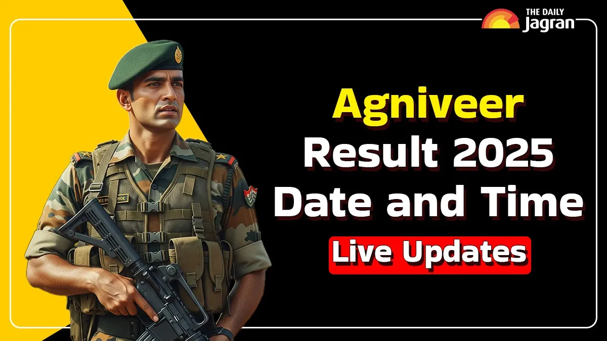 Agniveer Result 2025 Date and Time OUT Highlights: Indian Army GD CEE Exam Result, Cut-Off Marks Declared At joinindianarmy.nic.in

