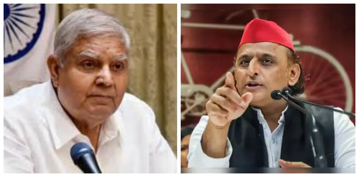 why-no-farewell-for-jagdeep-dhankhar-akhilesh-yadav-takes-jibe-at-bjp-over-vice-president-row