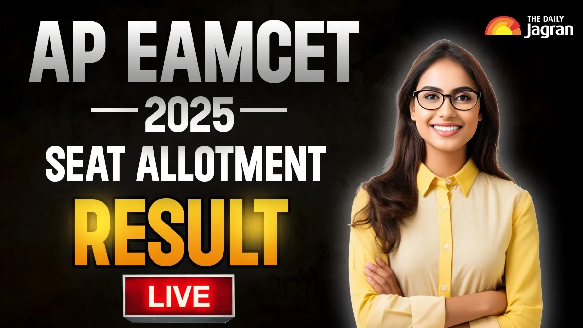 AP EAMCET 2025 Seat Allotment Result OUT Highlights: EAPCET Counselling Round 1 Result Declared At eapcet-sche.aptonline.in, Check More Details Here
