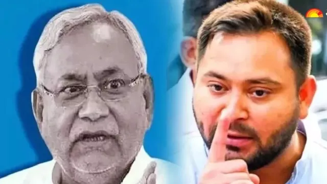 nitish-kumar-tejashwi-yadav-over-bihar-sir-issue-lalu-rabri-tenure-tum-baccha-the-video