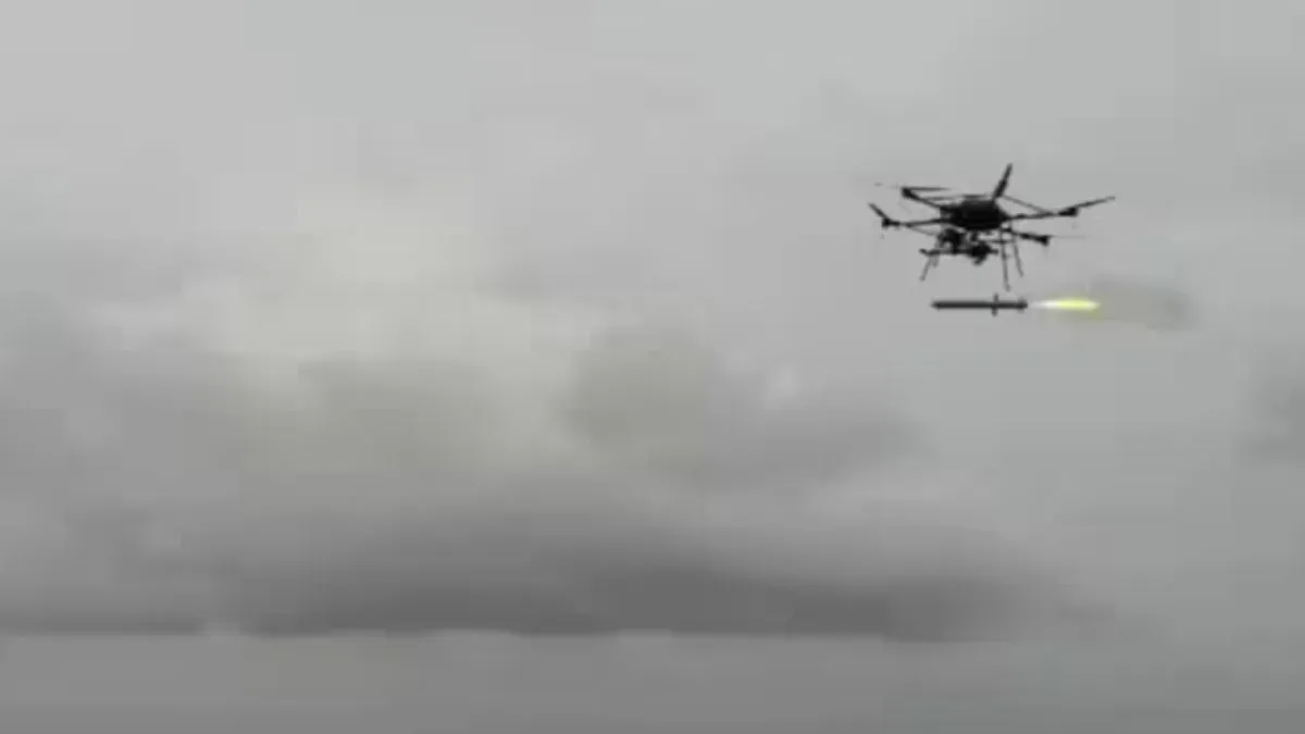 in-a-first-india-successfully-test-fires-precision-guided-missile-launched-from-uav-drone-in-andhra-pradesh