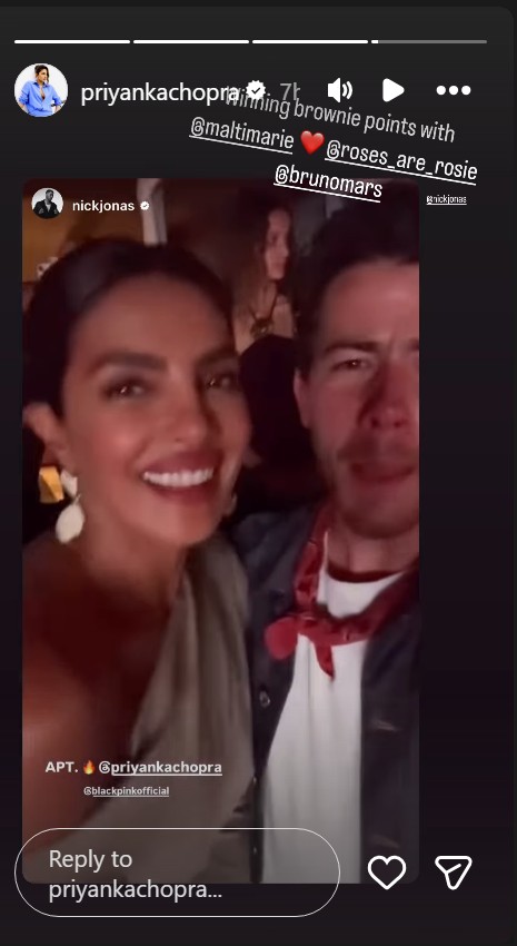 priyanka nick at Blackpink concert