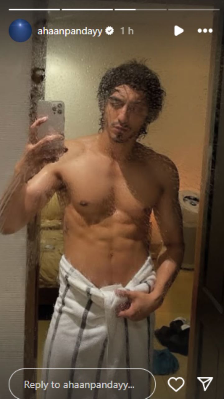 AHAAN PANDAY SHIRTLESS PIC