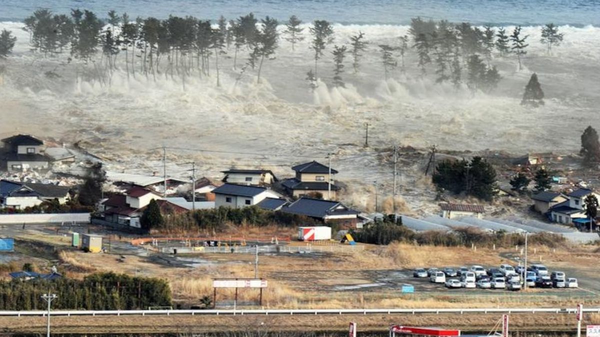 Tsunami video indian ocean 2025