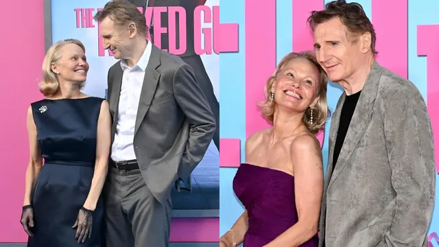 Are Pamela Anderson And Liam Neeson Dating? The Naked Gun Actors React To  Rumours
